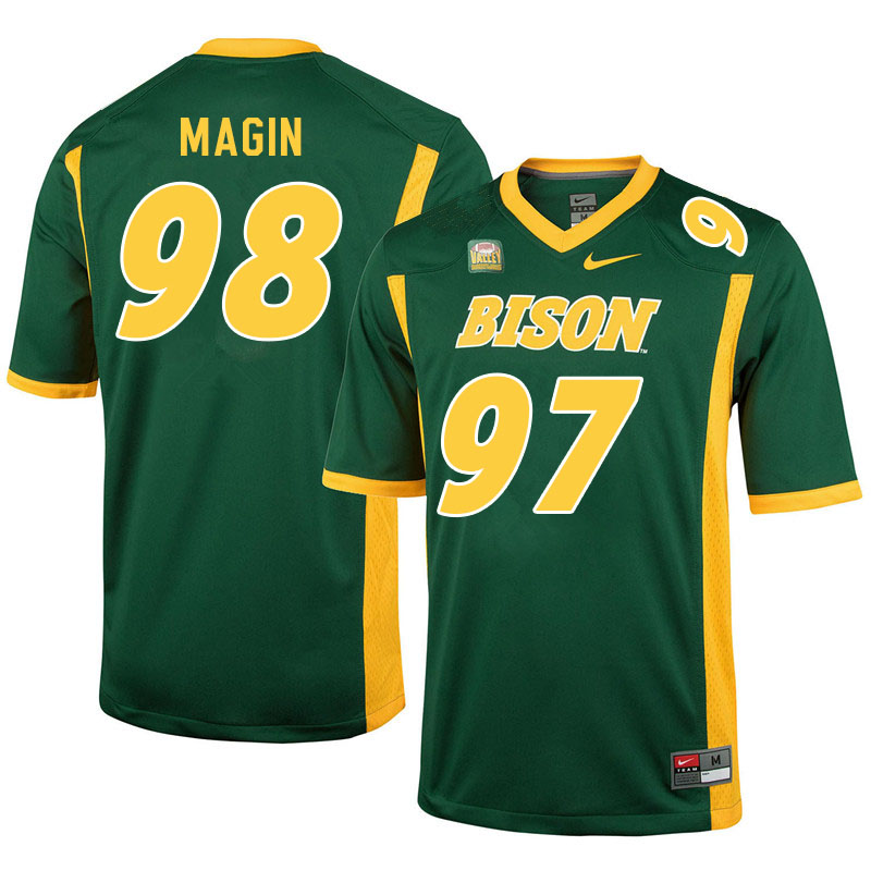 Men #98 Josh Magin North Dakota State Bison College Football Jerseys Sale-Green